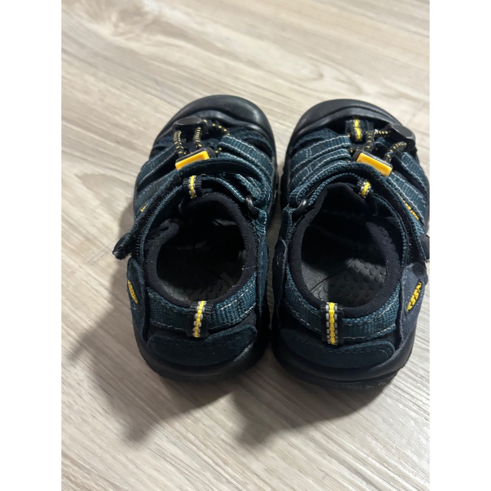 Keen Newport H2 Kids Navy Yellow Waterproof Sport Sandals Size 9 US 8212-NAVY - Picture 3 of 5